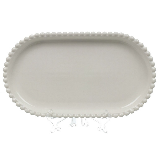 Блюдо фарфор, овальное, 17.5х31х3 см, Pearl, Lefard, 761-106