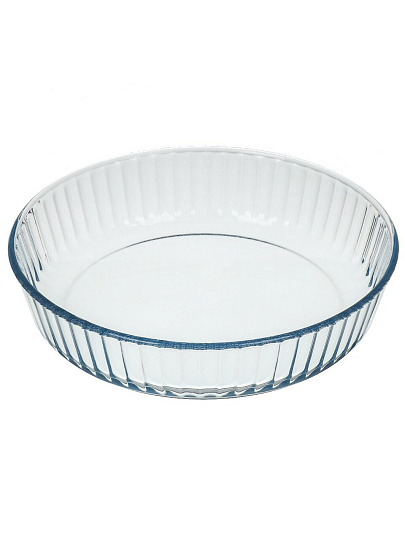 Форма для запекания стекло, 26 см, 2.1 л, круглая, с волнистым краем, Pyrex, Bake & Enjoy, 818B000/5046