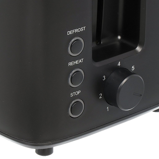 Тостер JVC, JK-TS651, пластик, 700 Вт, 2 тоста, механический, черный