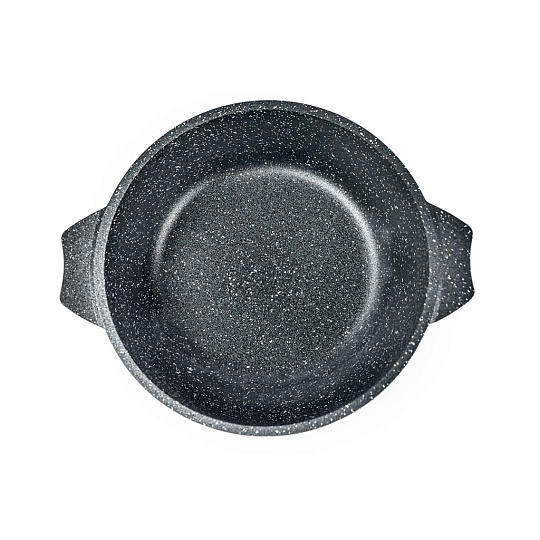 Кастрюля алюминий, антипригарное покрытие, 3 л, с крышкой, крышка стекло, Мечта, Гранит, 43701