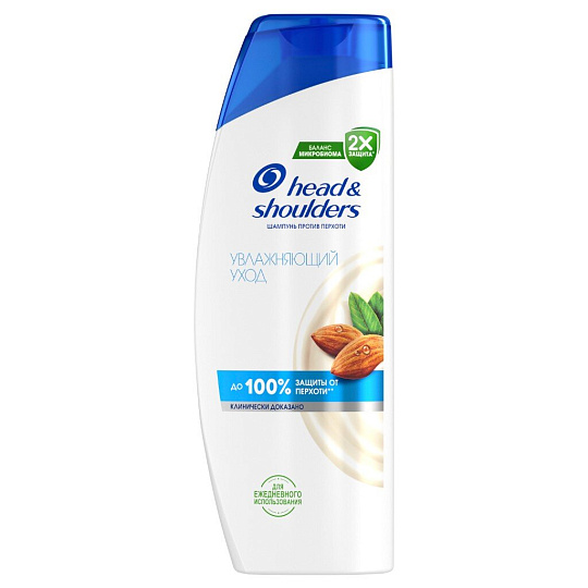 Шампунь Head & Shoulders, Увлажняющий уход, против перхоти, 360 мл