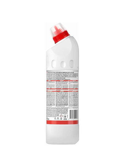 Чистящее средство универсальное, Domestos, Ультра белый, гель, 1 л