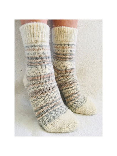 Носки для женщин, овечья шерсть, Truly wooly, в ассортименте, р. 23-25