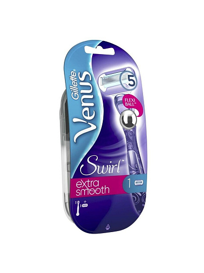 Станок для бритья Gillette, Venus Swirl, для женщин, 1 сменная кассета, VNS-81534267