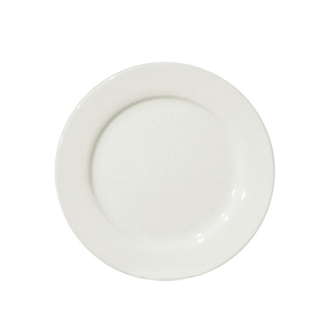 Тарелка обеденная, керамика, 20 см, круглая, Белая, Кубаньфарфор, 056