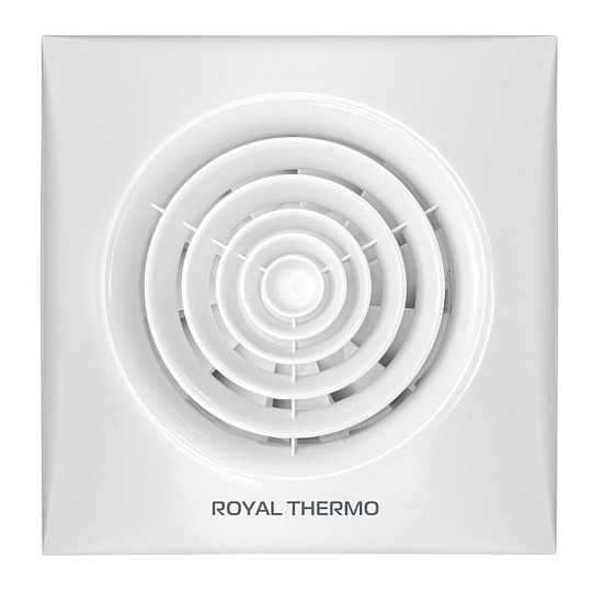 Вентилятор вытяжной настенный, Royal Thermo, установочный диаметр 100 мм, 15 Вт, 120 м³/ч, белый, RAFR 100 D, НС-1608397