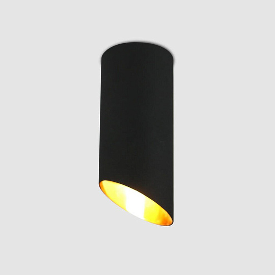 Светильник накладной General Lighting Systems, Спектр, 50 Вт, GU10, на 1 лампочку, IP20, d5.5х13 см, Спот, черный, 662034