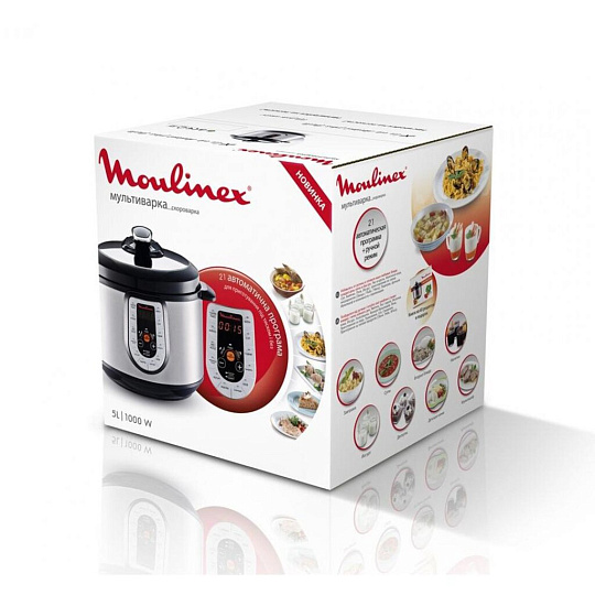 Мультиварка-скороварка Moulinex CE 500E32, 5 л, 1 кВт