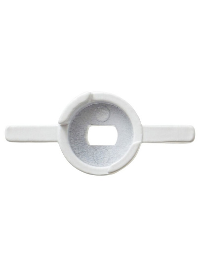 Ручка-бабочка для крана, 1/2"-3/4", белая, индивидуальная упаковка, MasterProf