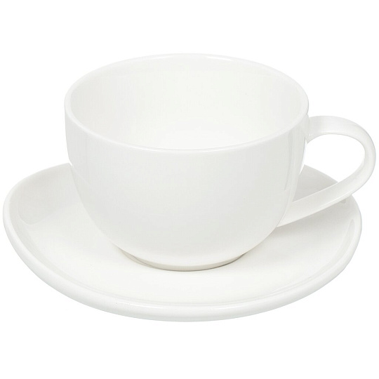 Чайная пара из фарфора Tudor England Royal white TU9999-3, 240 мл