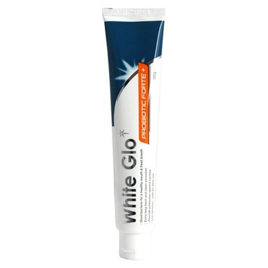 Зубная паста White Glo, Отбеливающая с пробиотиками, 100 г