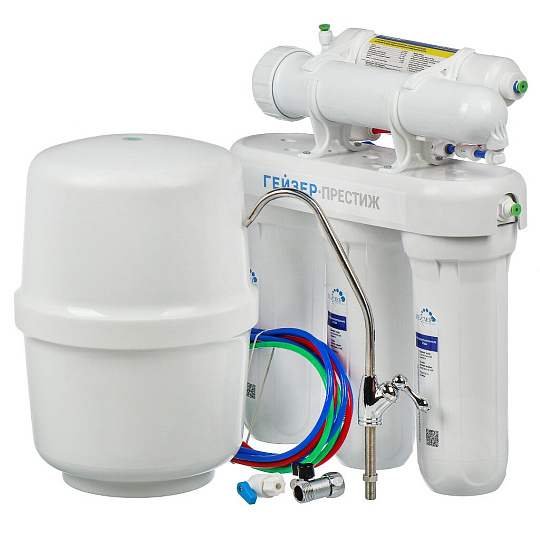 Фильтр для воды Гейзер, Престиж, для холодной воды, система под мойку, обратный осмос, 3 ступ, 12 л, 20001