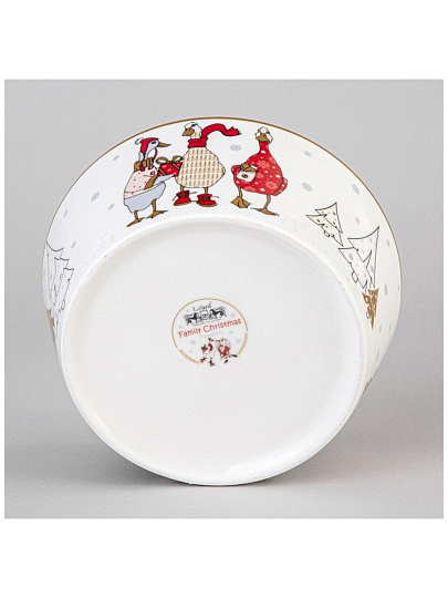 Салатник фарфор, круглый, 14.5х6 см, 0.65 л, подарочная упаковка, Family Christmas, Lefard, 425-185
