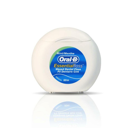 Зубная нить Oral-B, Essential floss мятная