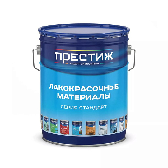 Грунт-эмаль Престиж, по ржавчине, алкидная, серая, 10 кг