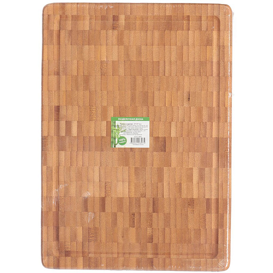 Доска разделочная бамбук, 35х25х3 см, прямоугольная, Daniks, H-1865L