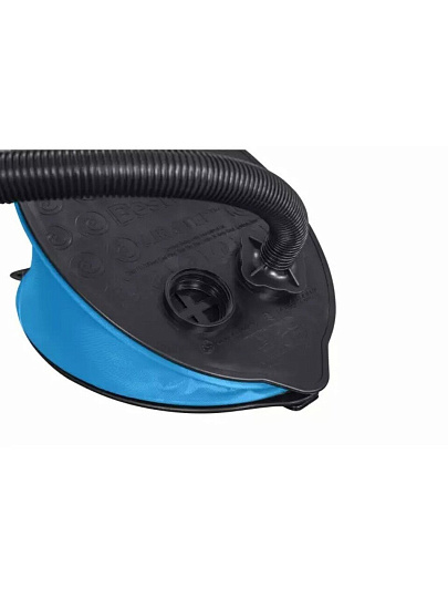 Насос воздушный ножной, 1.4 л, 28х19 см, 3 насадки, Bestway, 62004