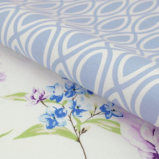 Постельное белье 2-спальное, простыня 180х220 см, 2 наволочки 70х70 см, пододеяльник 175х215 см, Teodora, ранфорс, Бриар 4709-1+4708-а3