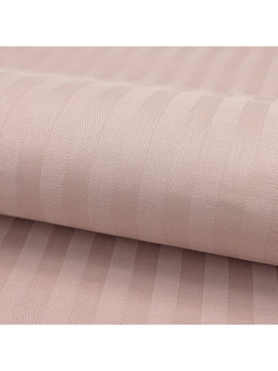 Пододеяльник евро, 200 х 220 см, 100% хлопок, страйп-сатин, бежевый, Monocolor, рис.4423