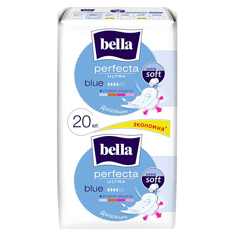Прокладки женские Bella, Perfecta Ultra Blue, 20 шт, BE-013-RW20-203