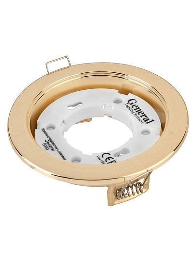 Светильник встраиваемый светодиодный, General Lighting Systems, 50 Вт, GX53, IP20, 10.8х10.8х3.8 см, золото, 431600