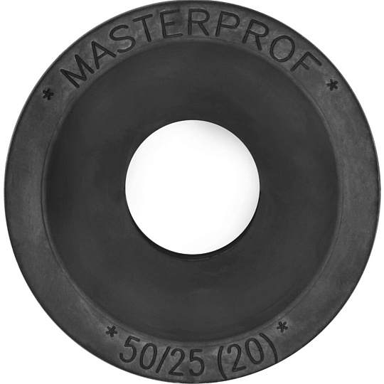 Манжета 50х25 мм, ТЭП, черная, MasterProf, индивидуальная упаковка, ИС.131604