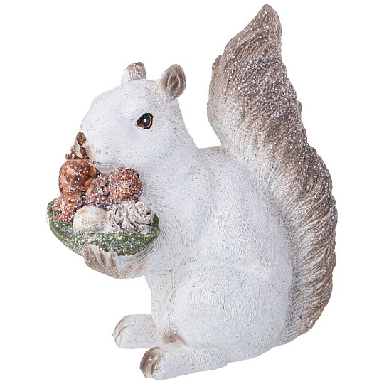 Фигурка декоративная полистоун, Белка, 9.5х5х11 см, Lefard, 79-239