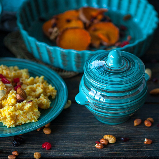 Горшок для запекания керамика, 0.5 л, Борисовская керамика, Скандинавия №5, СНД00009120