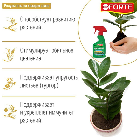 Удобрение Тоник, универсальное, минеральное, жидкость, 250 мл, Bona Forte