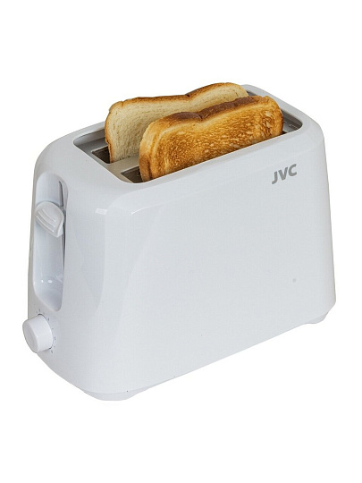 Тостер JVC, JK-TS622, пластик, 700 Вт, 2 тоста, механический, белый