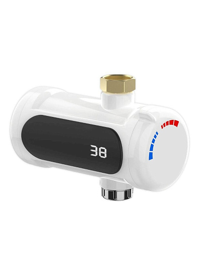 Водонагреватель электрический, проточный, Unipump, BEF-019A, до +60 °C, съемный, 3 кВт