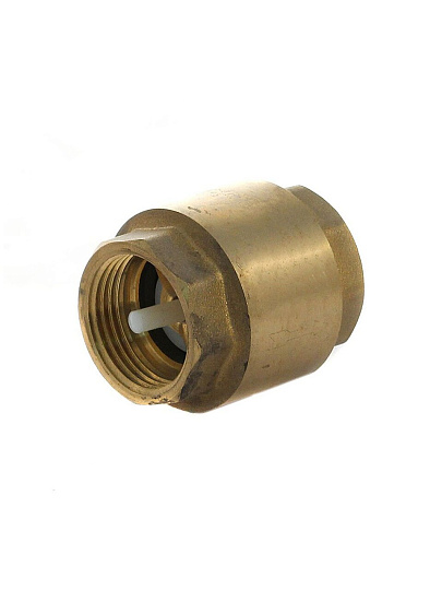 Клапан обратный 3/4", г-г, шток латунь, Frap