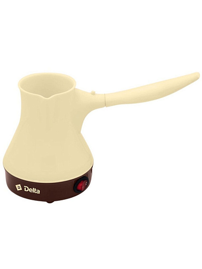 Турка 0.25 л, пластик, съемная ручка, объем 2 чашки, Delta, DL-8162