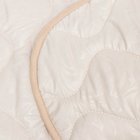 Одеяло 1.5-спальное, 140х205 см, Бамбук, 150 г/м2, облегченное, чехол микрофибра, кант, Selena