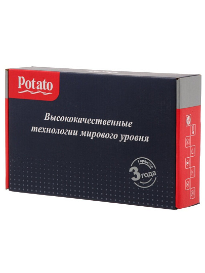 Смеситель для раковины, Potato, короткий излив, с картриджем, P10304S