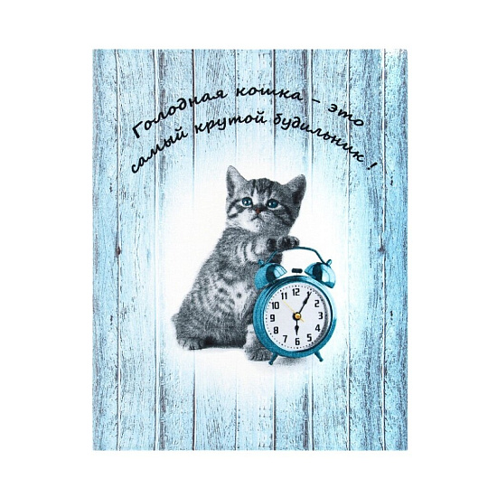 Набор полотенец кухонных 3 шт, 45х60 см, 100% хлопок, АртДизайн, Маркос, голубой, рогожка, Россия, НЗ_ПКР45.60