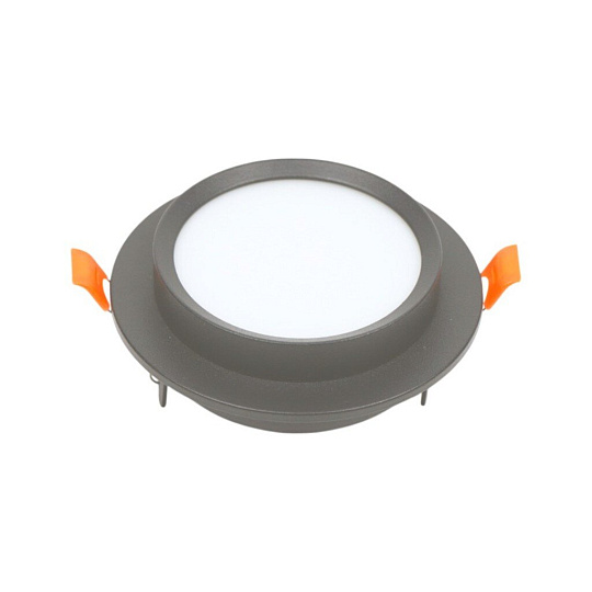 Светильник встраиваемый Бинар, GX53, круглый, графит, General Lighting Systems, GCL-GX53-H38
