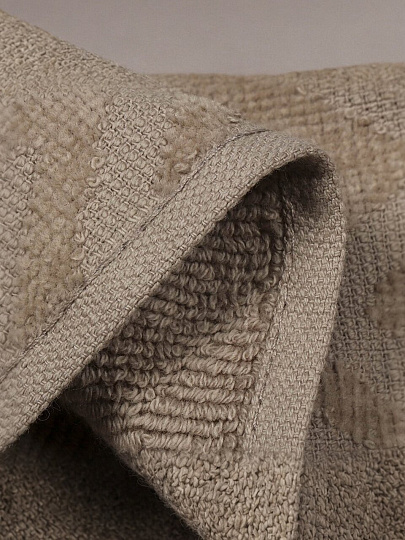 Полотенце кухонное махровое, 30х30 см, 450 г/м2, 100% хлопок, Silvano, Navy, коричневое, Узбекистан