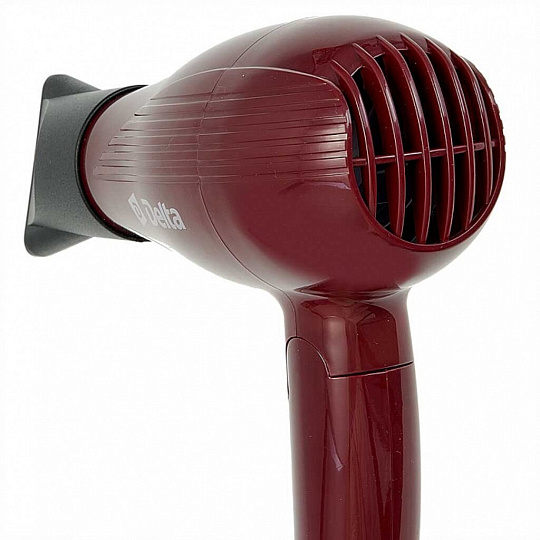 Фен Delta Lux, DL-0905, 900 Вт, складная ручка, 2 режима, 2 скорости, красный
