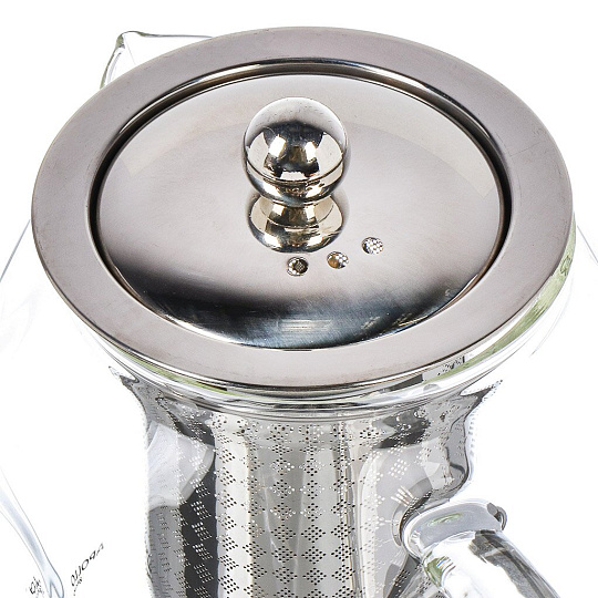 Чайник заварочный стекло, 1.2 л, с ситечком, Apollo, Cenio Bombori, BMB-120