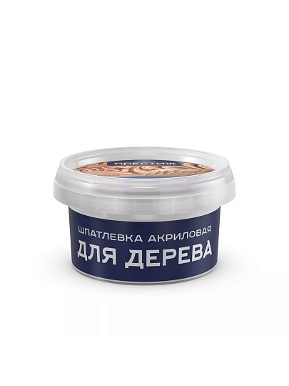 Шпатлевка Престиж, акриловая, по дереву, тик, 0.3 кг