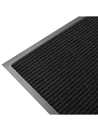 Коврик грязезащитный 120х1500 см, прямоугольный, резина, черный, Floor mat Черри, ComeForte, XTL9001
