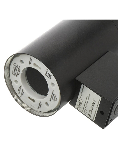 Светильник фасадный General Lighting Systems, GWL-2GX53-M-IP65, накладной, 9х20.5 см, 2 лампы, IP65, черный