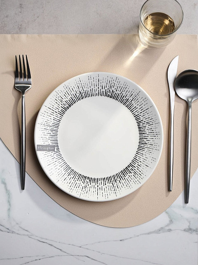 Тарелка десертная, керамика, 20.5 см, круглая, Mila Ripsy, Elrington, 253-27010