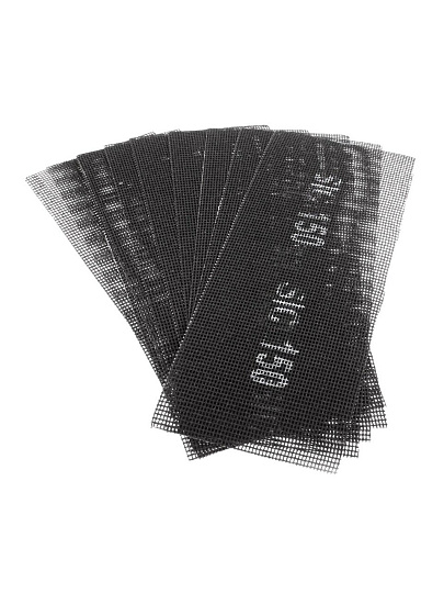 Сетка абразивная зернистость P150, 105х280 мм, 10 шт, РемоКолор, 31-8-115