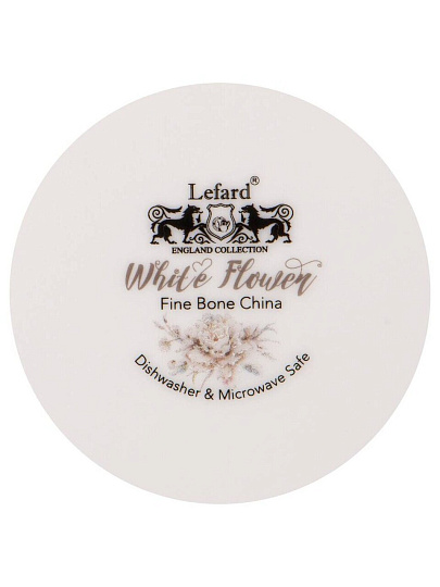 Салатник фарфор, круглый, 15.5х7 см, 0.8 л, White Flower, Lefard, 415-2139