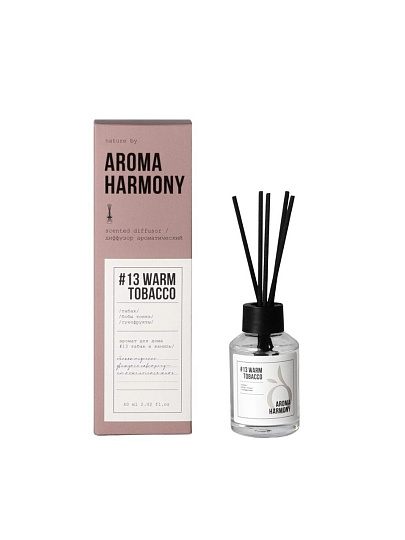 Аромадиффузор 60 мл, #13 Warm Tobacco, ZL0017