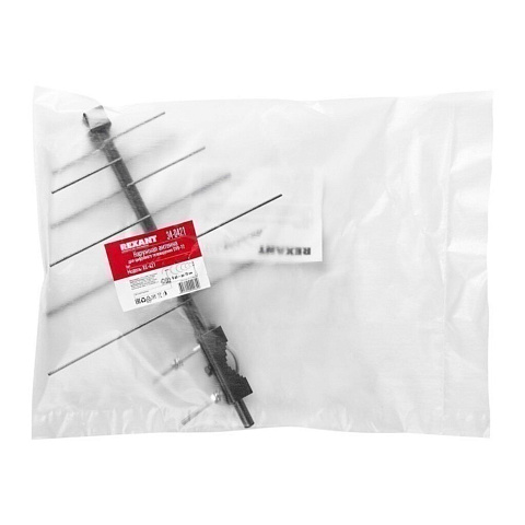 Антенна телевизионная DVB-T2, 8 дБ, цифровое тв, Rexant, RX-421, наружная, 34-0421