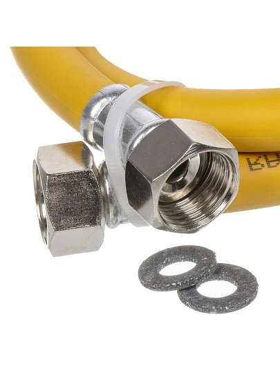 Подводка для газа 1/2''х0.8 м, г-г, ПВХ, ELKA