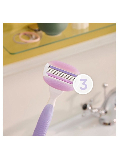 Станок для бритья Venus, ComfortGlide Breeze, для женщин, 3 лезвия, 2 сменные кассеты, 0050001341
